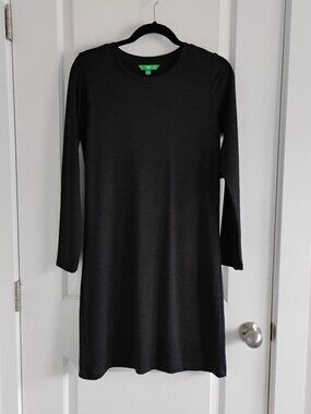 Dip Long Sleeve Black Knit Dress Size S
